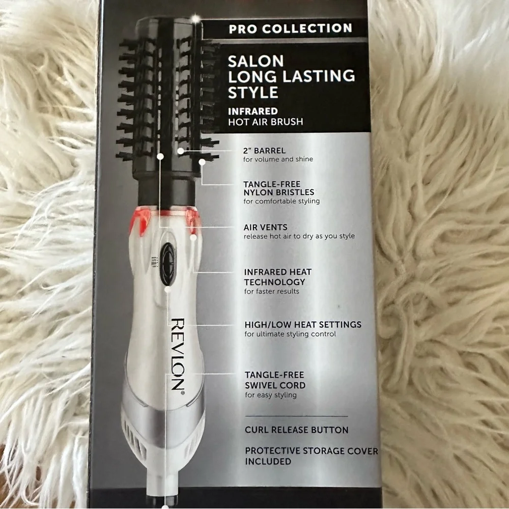 Revlon Professional infrared hot air brush blow dryer USED‎